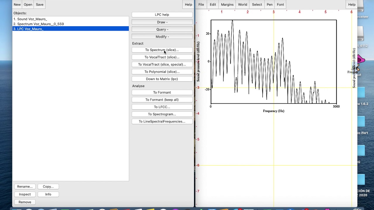 ANALISIS ACUSTICO CON PRAAT 2 LPC