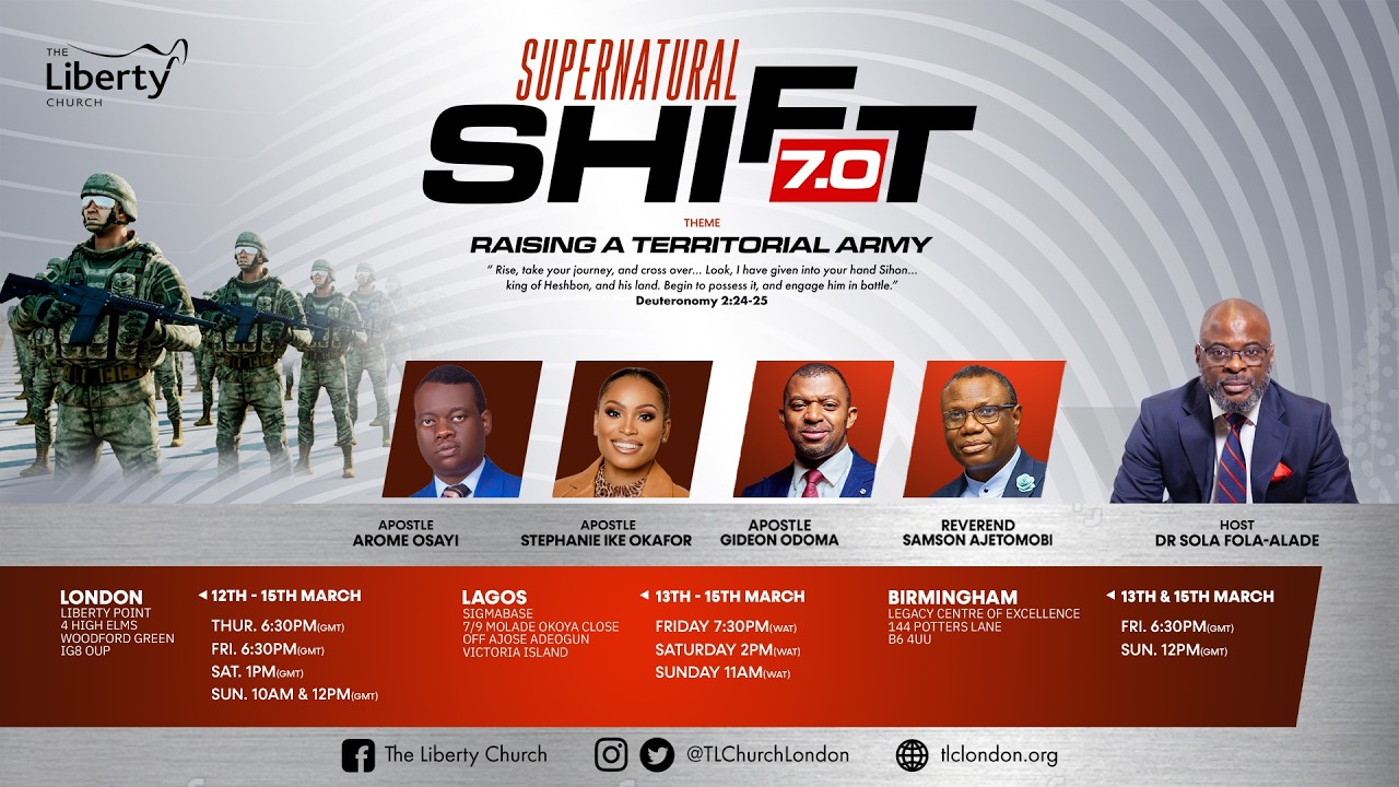 Supernatural Shift 7.0 - Raising A Territorial Army Day 3 | The Liberty Church