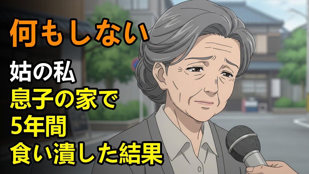 何もしない姑の私、息子の家で5年間食い潰した結果