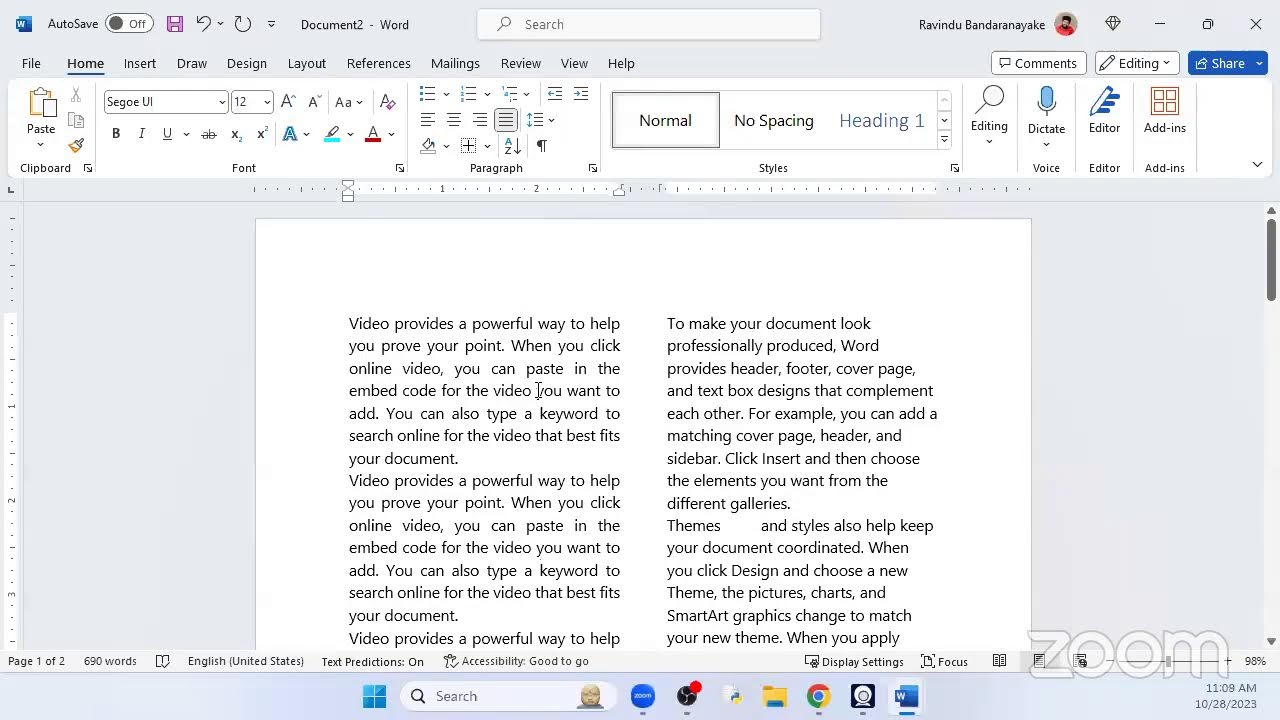 Grade 10 and 11 Class - Word Processing Software | වදන් සැකසුම් මෘදුකාංග