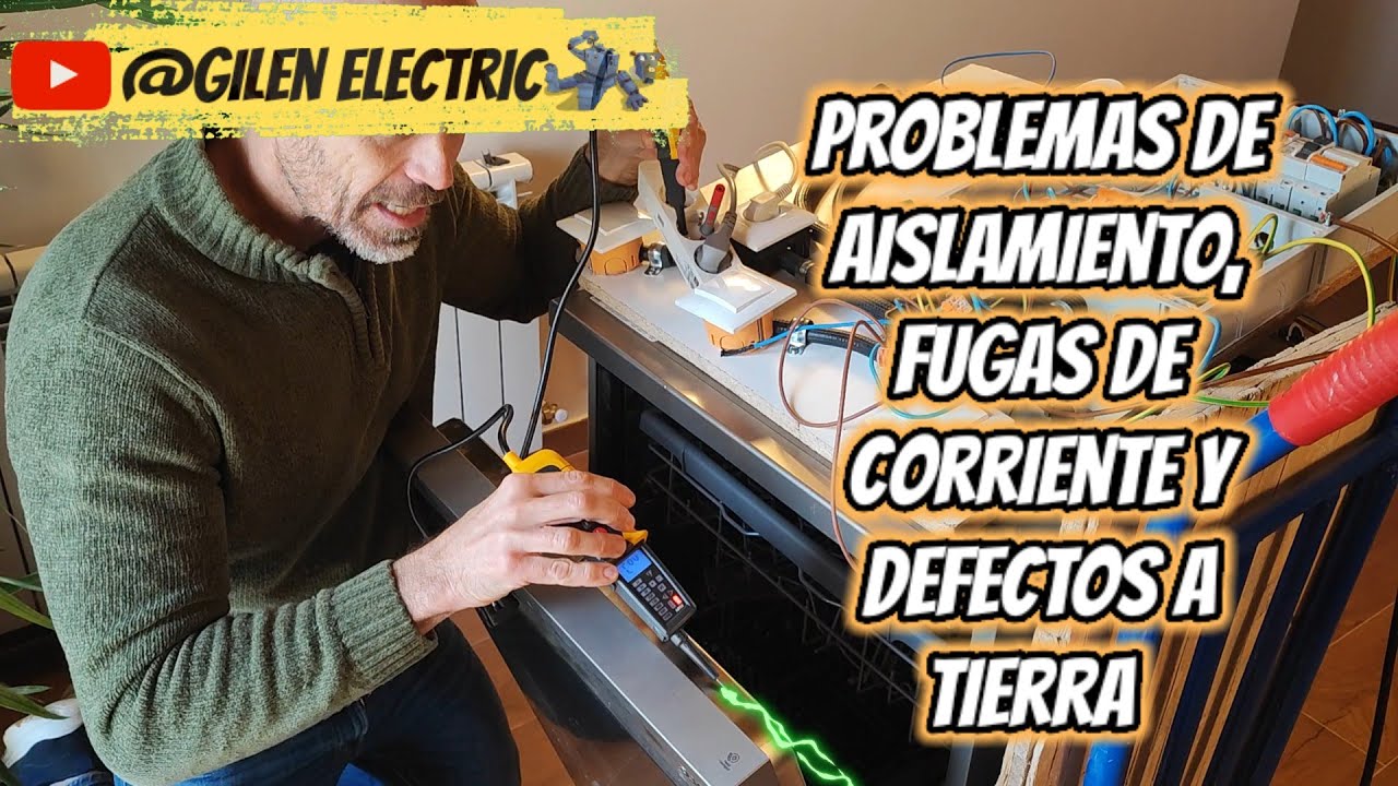 Bajo aislamiento en instalación eléctrica, fugas de corriente, defectos a tierra. Avería y solución.