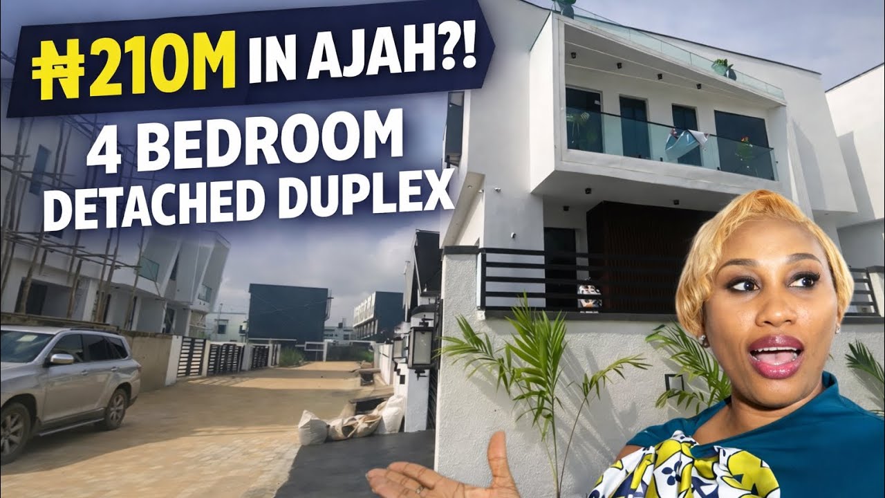 House For Sale in Lekki Lagos|| Gorgeous and spacious 4 Bedroom 