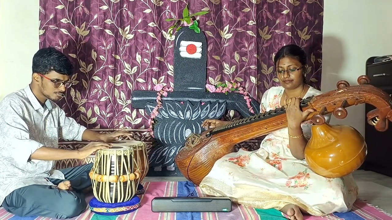 மகாசிவராத்திரி லிங்காஷ்டகம் பாடல் வாசித்தல் தபேலா வீணை🙏🙏🙏🙏🙏
