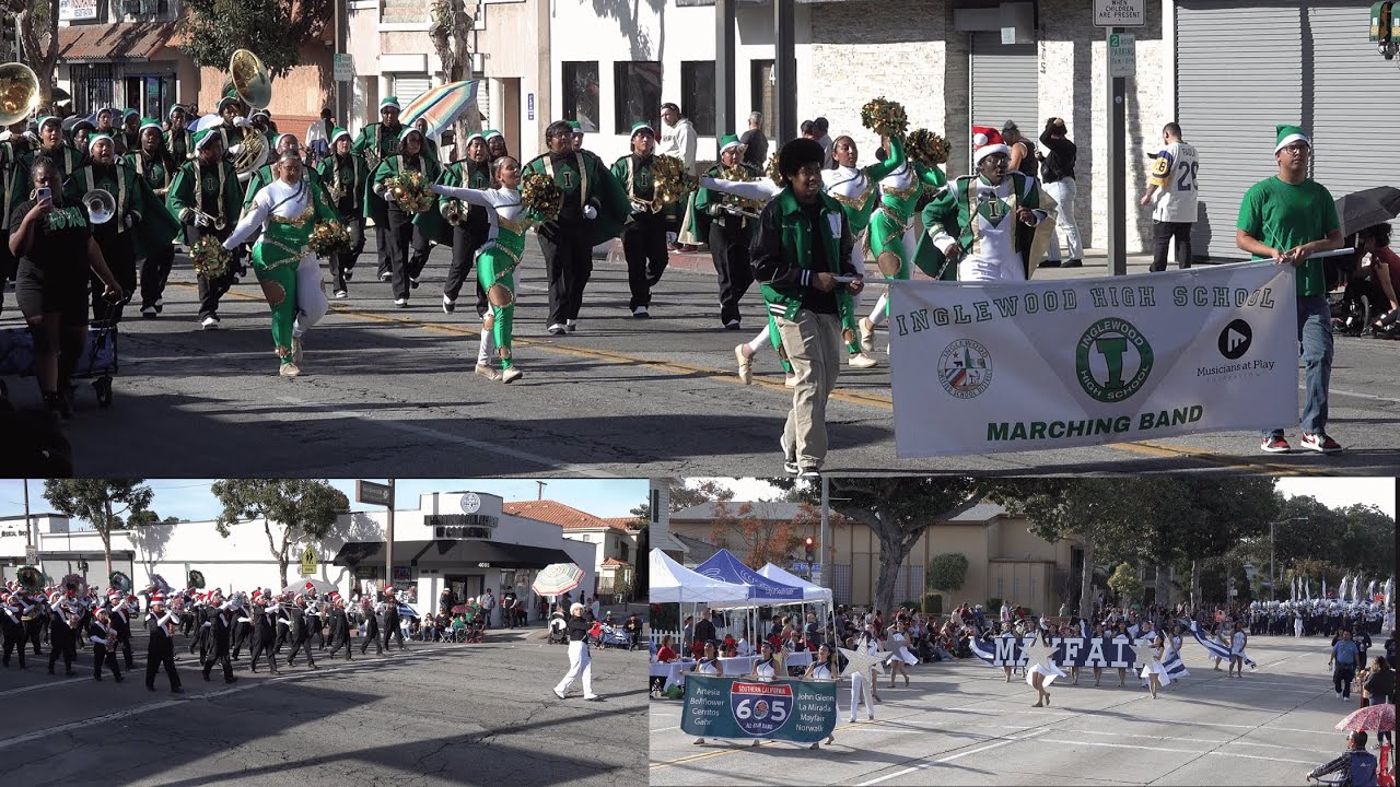 Marching Bands of the 2023 South Gate Christmas Parade
