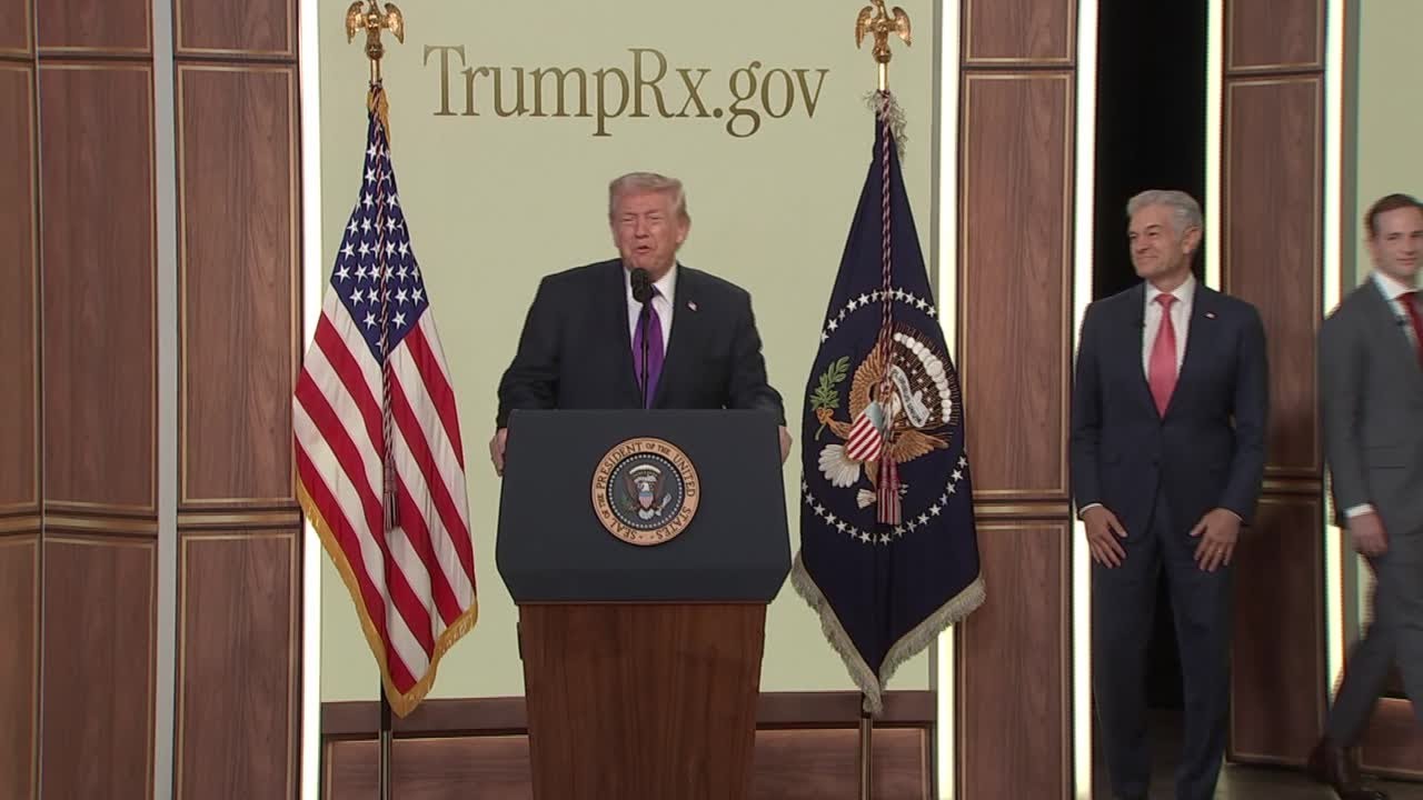 'This is a big deal': Donald Trump during announcement of 'Trump Rx'