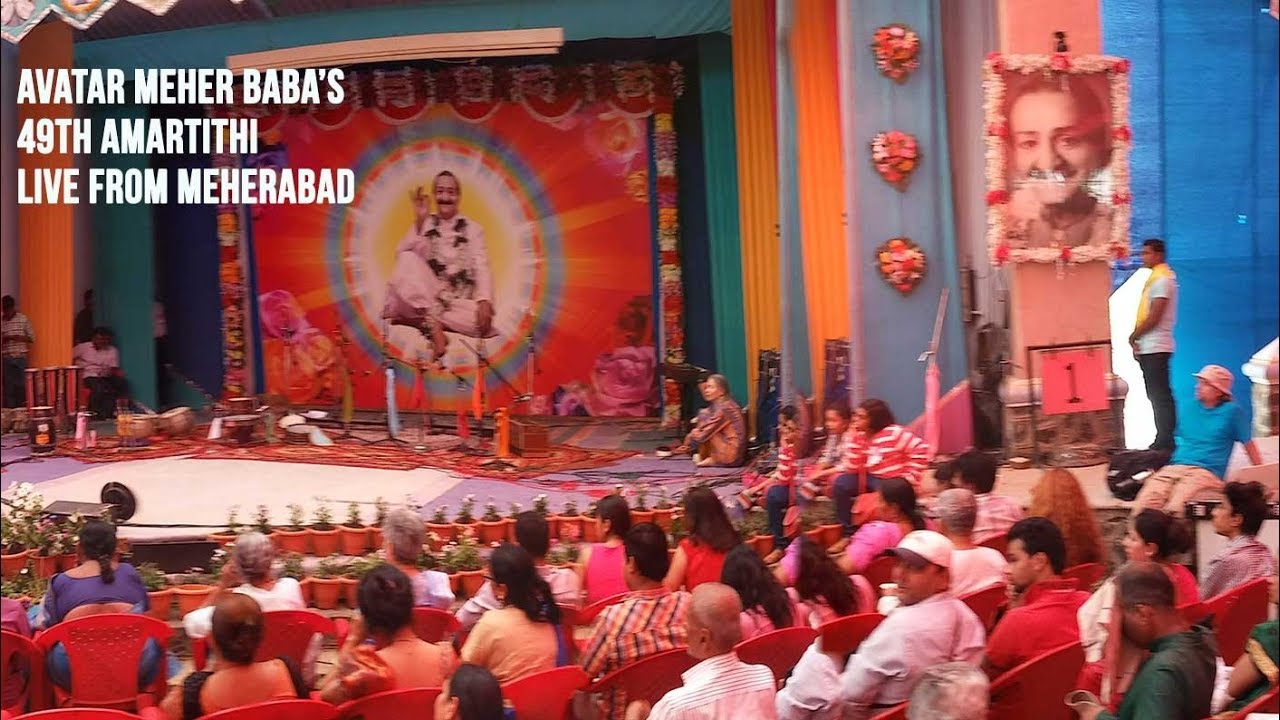 Avatar Meher Baba's 49th  Amartith 2018 Live Webcast From Meherabad Hill - 30th Jan