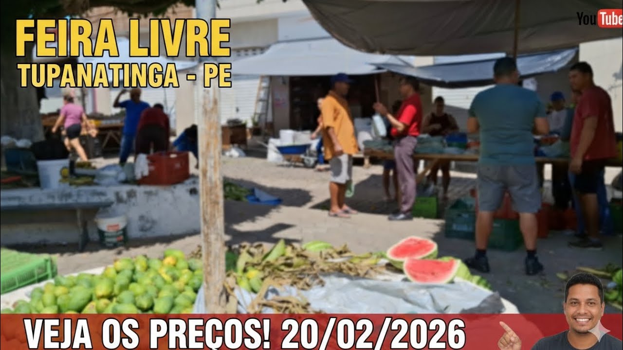Feira Livre de Tupanatinga-Pe 20/02/2026 #tupanatinga #feiralivre #pernambuco #nordeste 