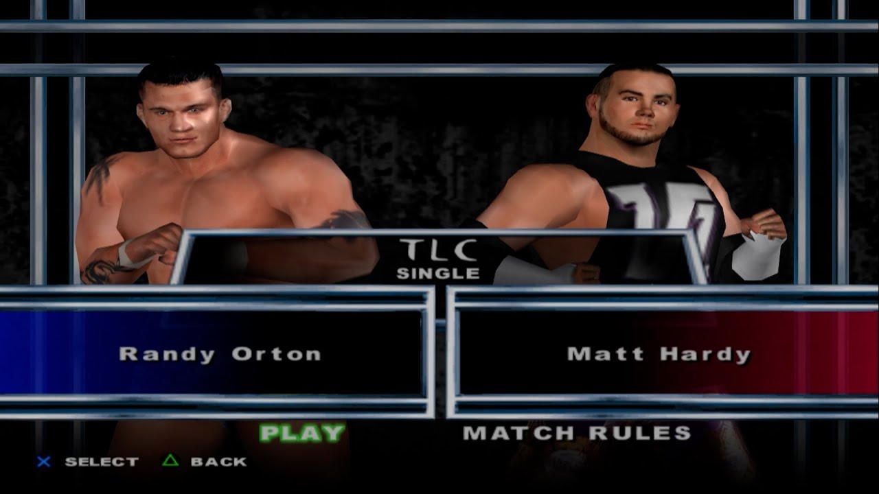 WWE SmackDown! Here Comes the Pain - Randy Orton VS Matt Hardy (TLC)