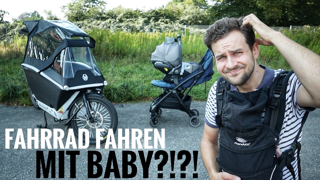 Radfahren mit Baby - ist das möglich? Und wenn ja, wie? Tipps und Tricks zu Cargobike und Anhänger