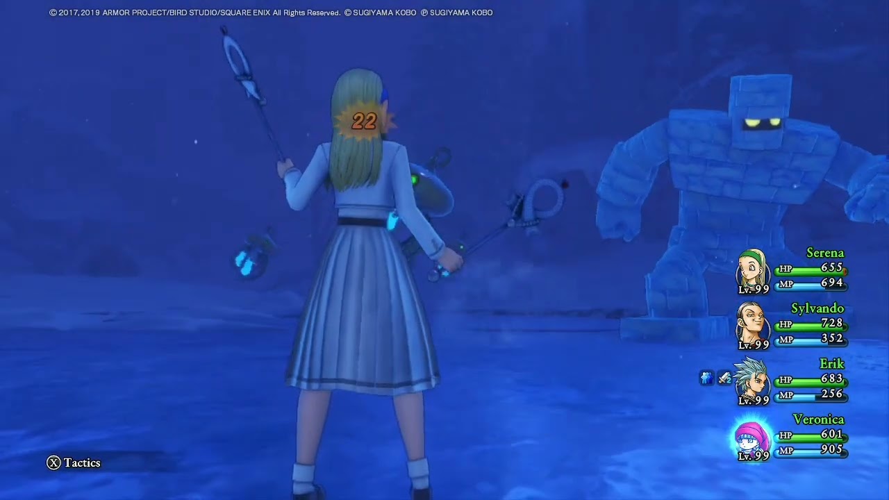 DQ11S - Highest possible damage