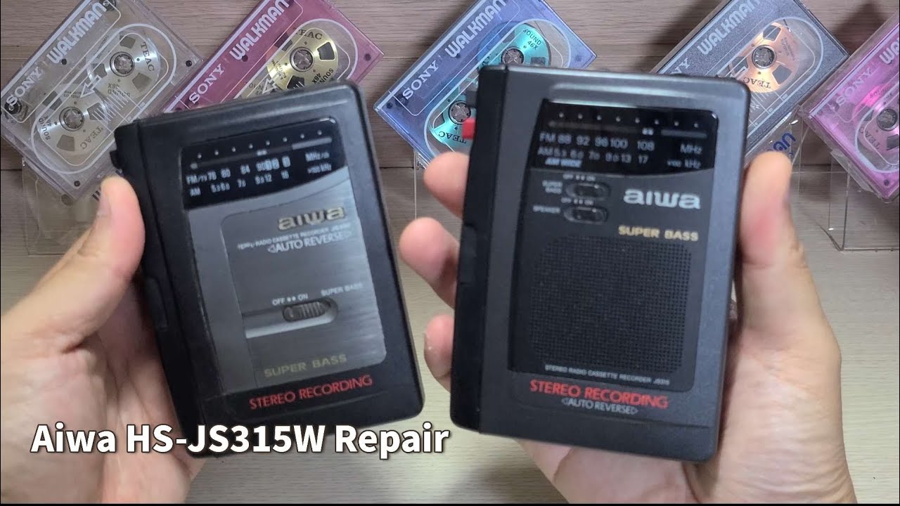 Aiwa HS-JS315W Repair Cassette Player Walkman