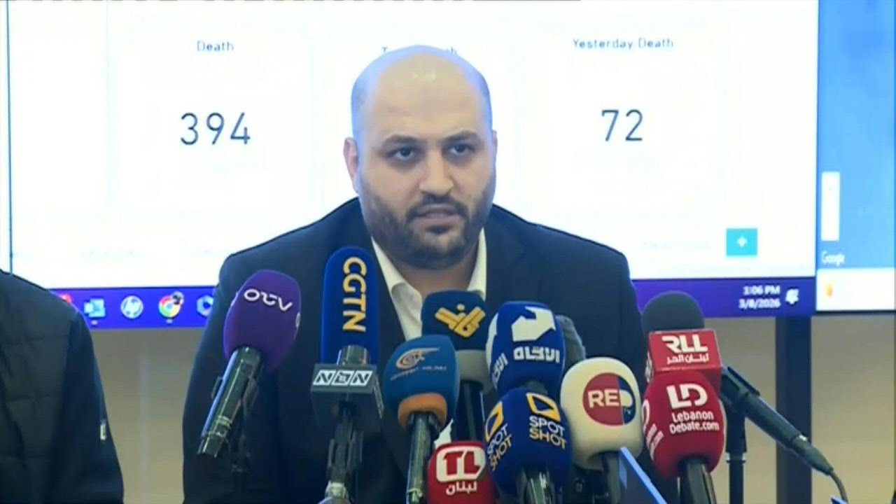 Lebanese health ministry says death toll from Israeli strikes up to 394 | AFP
