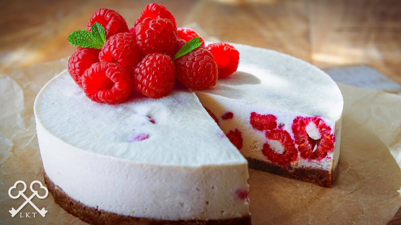 No-Bake Raspberry Cheesecake | Gluten Free Vegan Desserts