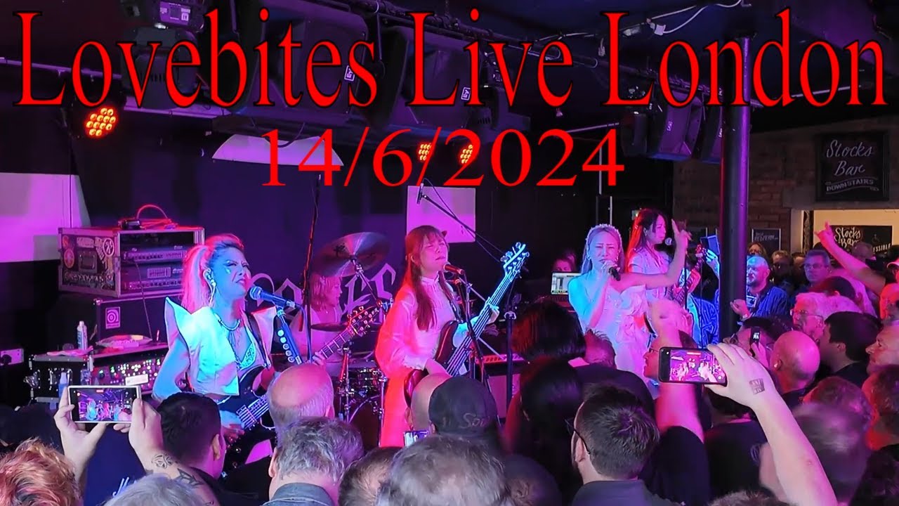 Lovebites live London New Cross Inn..14/6/2024