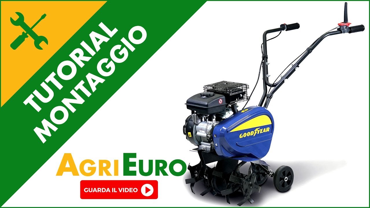 Montaggio motozappa Goodyear GY 450TL