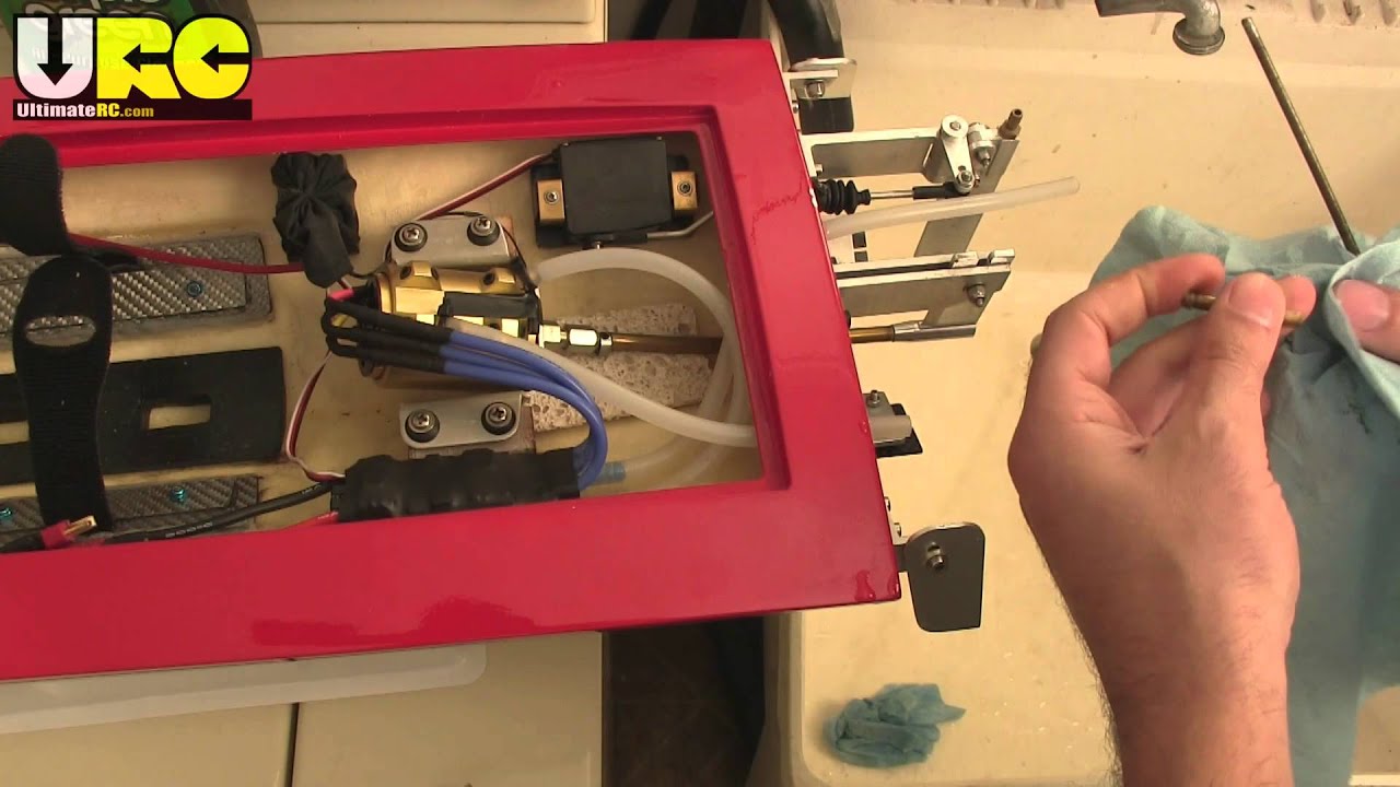 RC boat salt water after-run maintenance