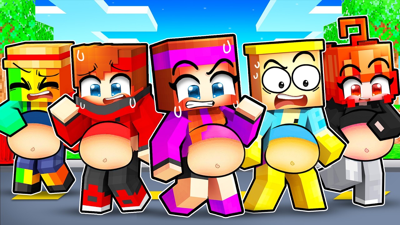 Tout le monde est ENCEINTE sur Minecraft !