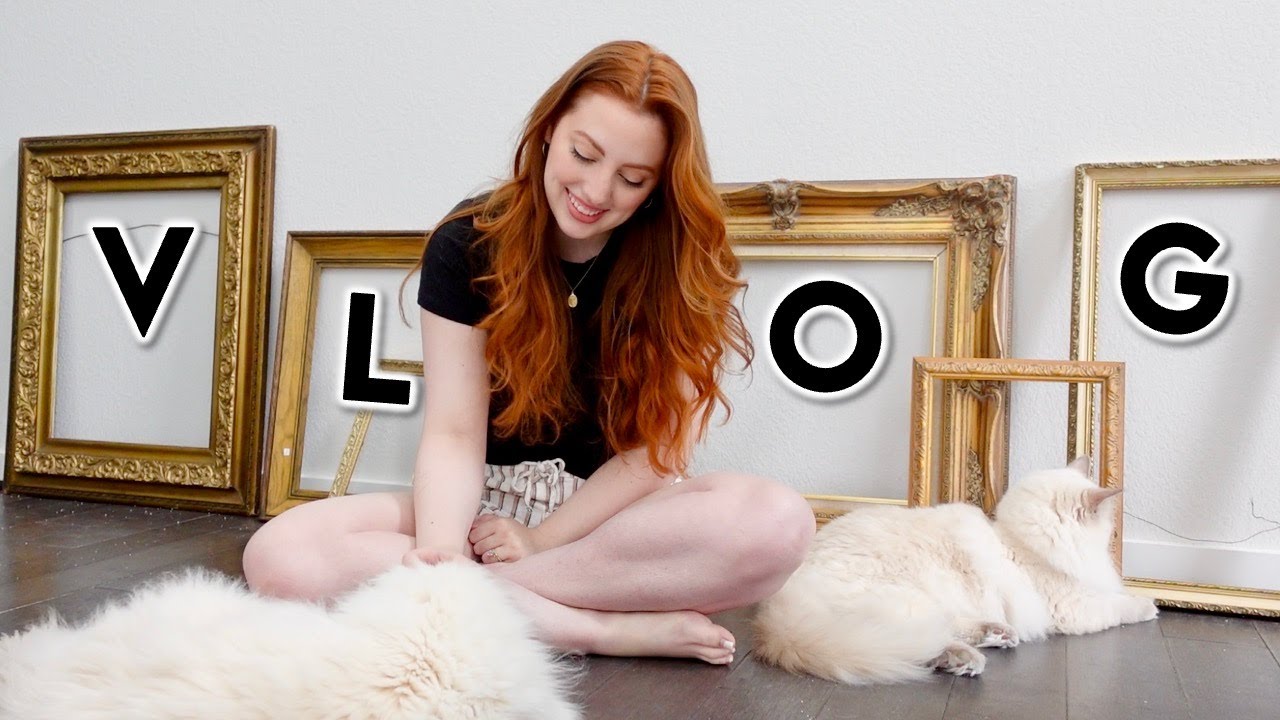 WEEKLY READING VLOG | come vintage shopping with me!