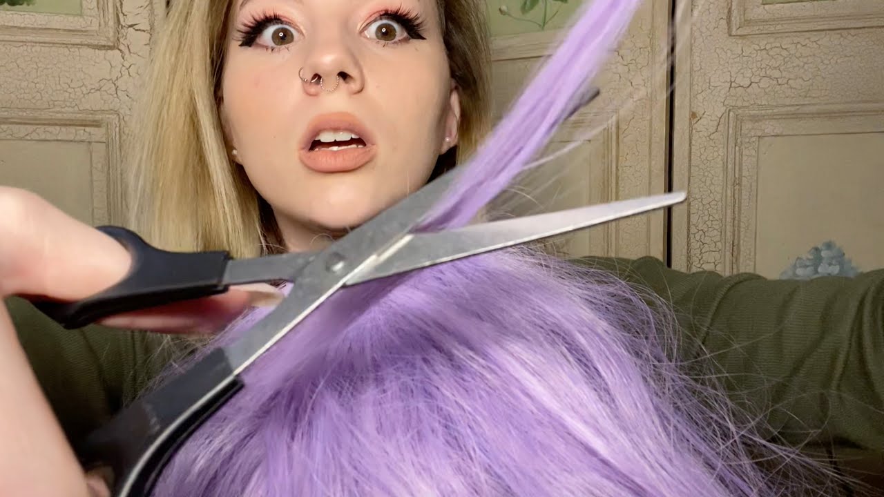 ASMR SUPER CHAOTIC HAIRCUT 😬 (roleplay)