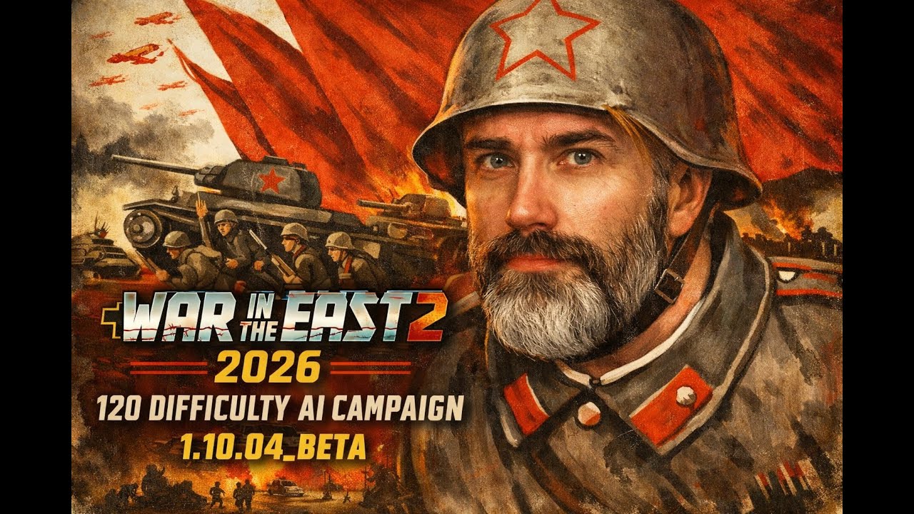 War in the East 2 - Soviet Turn 1 Overview - 2026 - 120 difficulty German AI campaign - 1.10.04_Beta