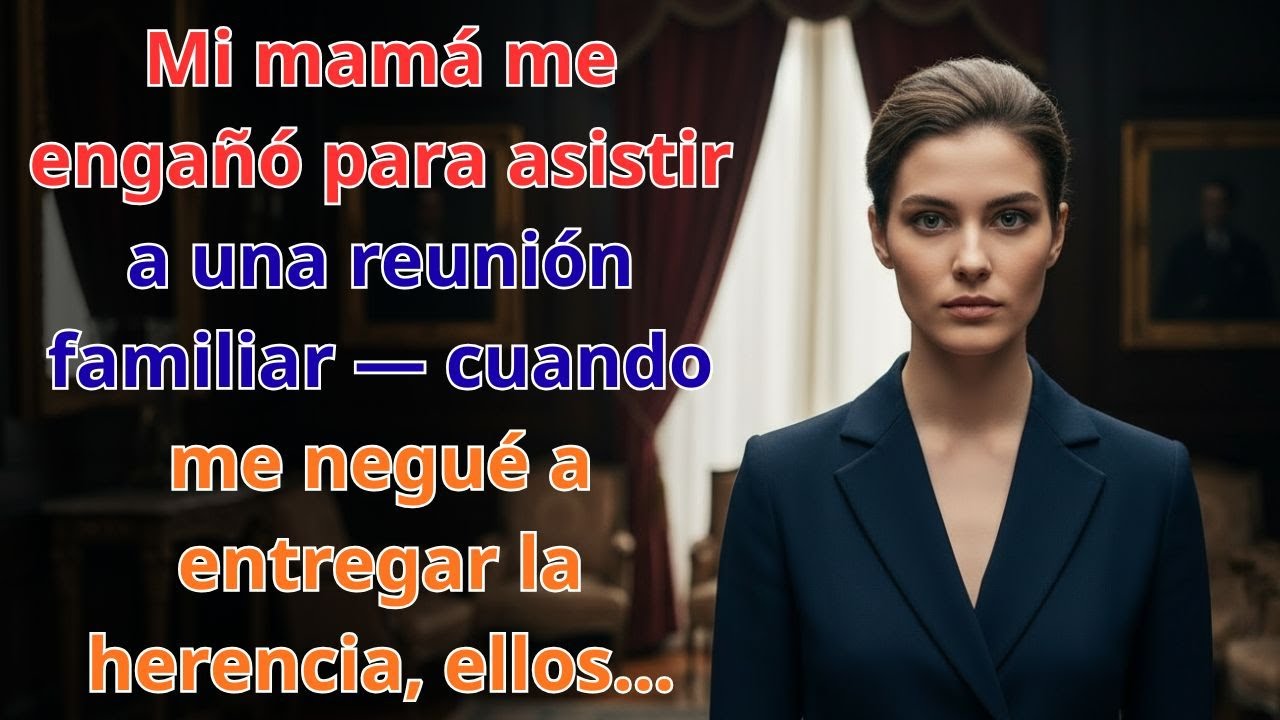 Mi mamá me engañó para asistir a una reunión familiar — cuando me negué a entregar la herencia...