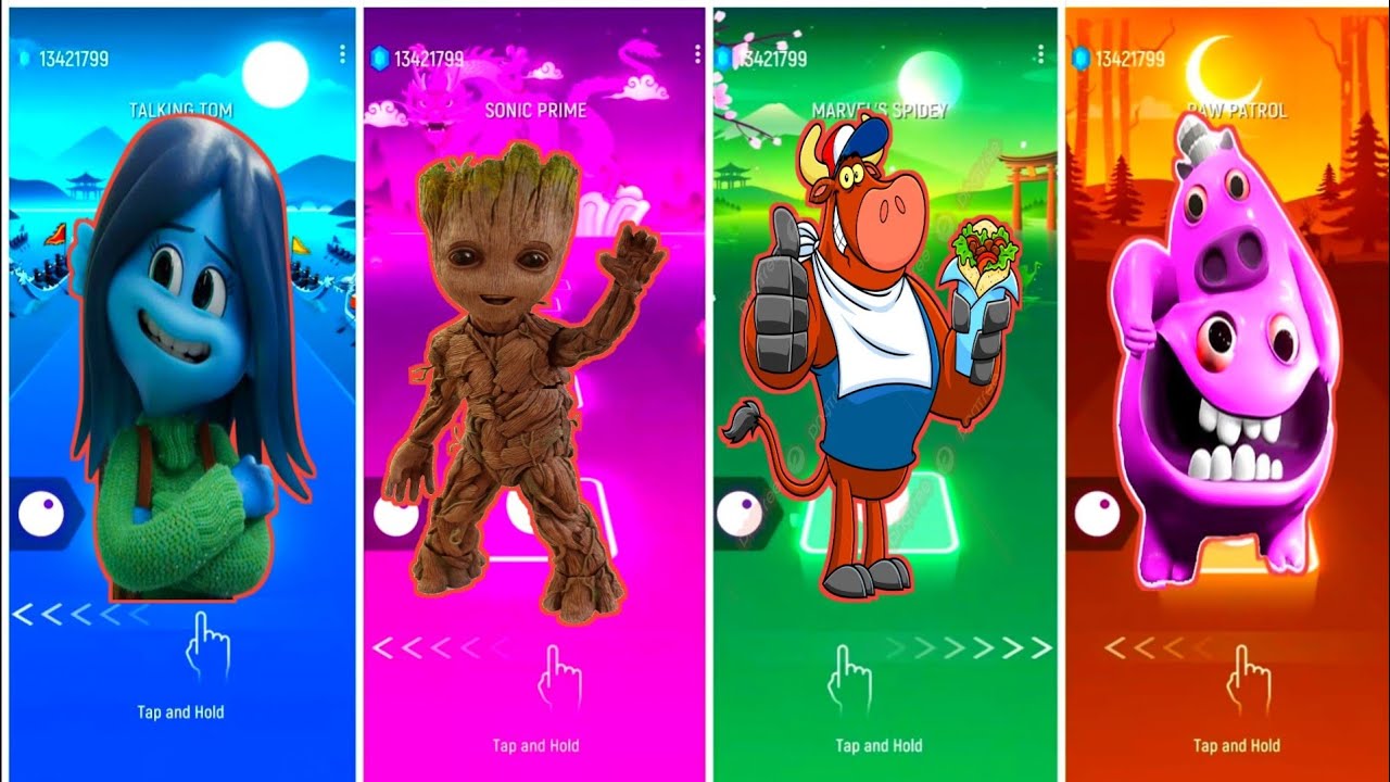 Ruby_Gillman🆚I_Am_Groot🆚Among_Us🆚CHEF_PIGSTER🏵️Who is best player?? 