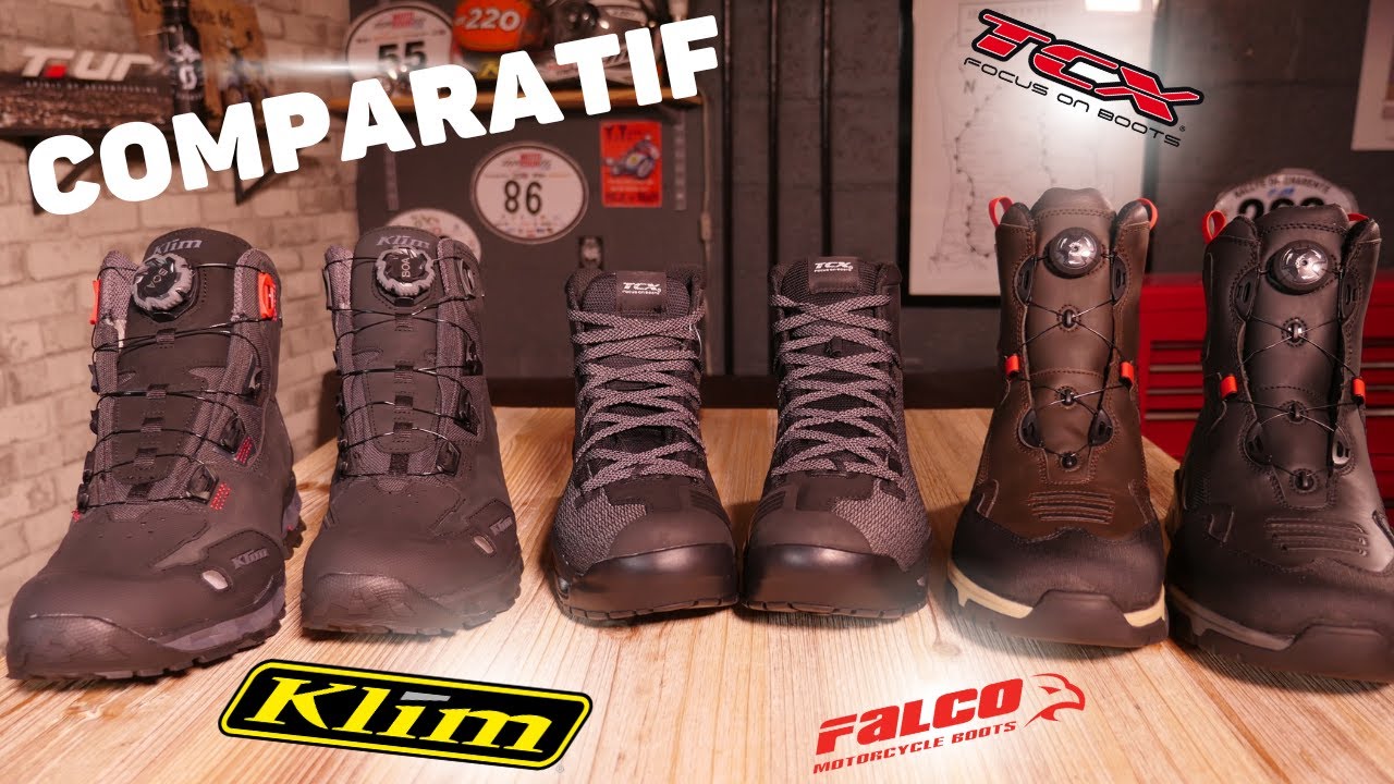 Comparo 3 demi-bottes : Falco Arrakis, TCX Climatrek et Klim Outlander