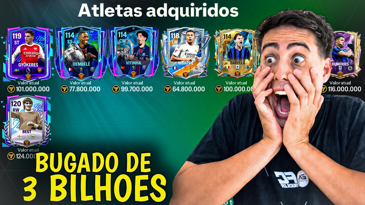 MONTEI UM SUPER TIME BUGADO DE 3 BILHÕES 
