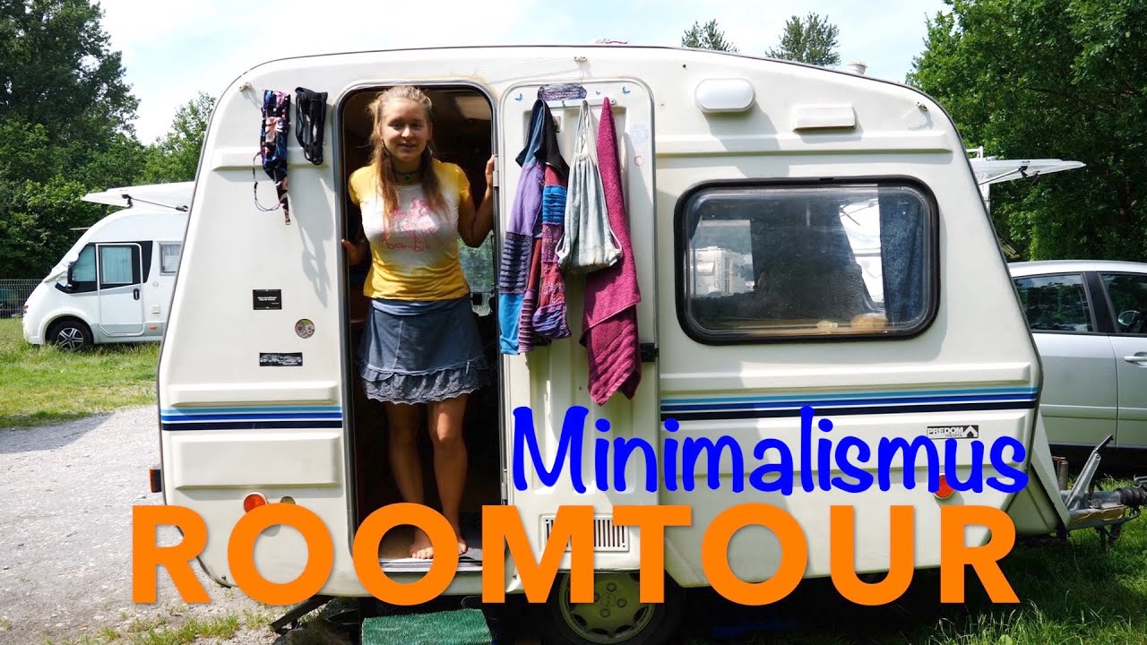 Minimalismus Camper Roomtour || Selbstausbau・1Jahr unterwegs・Frau im Camper