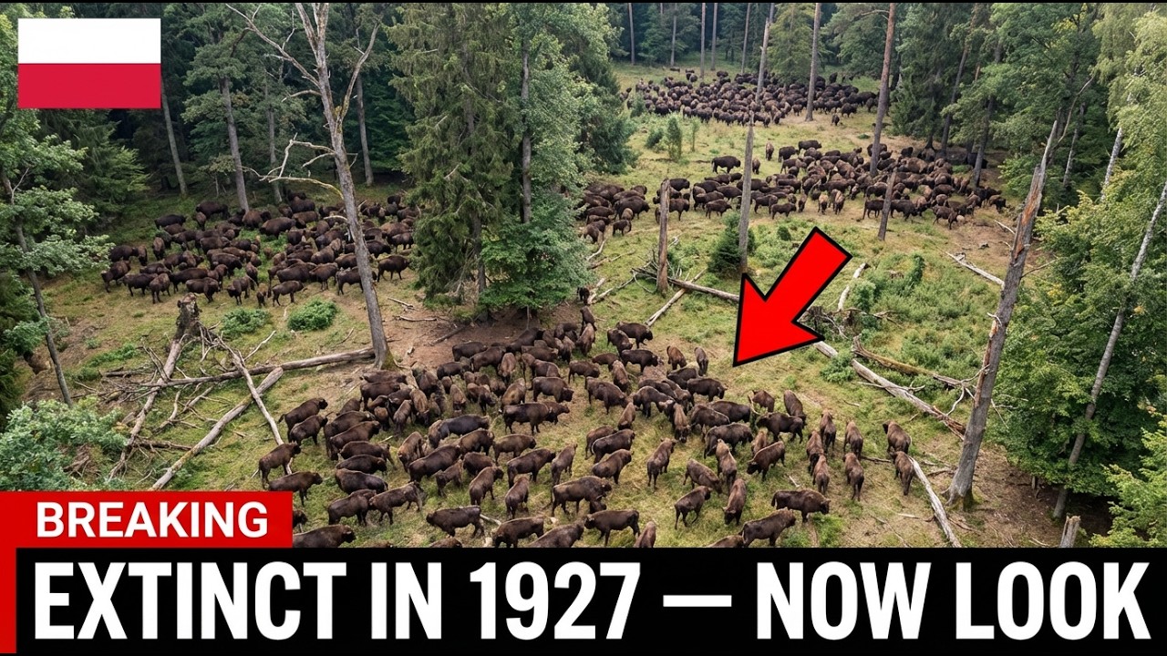 ポーランドが樹齢1万2000年の森にバイソン4頭を放した――その後に起こった出来事はヨーロッパ全土を驚かせた
