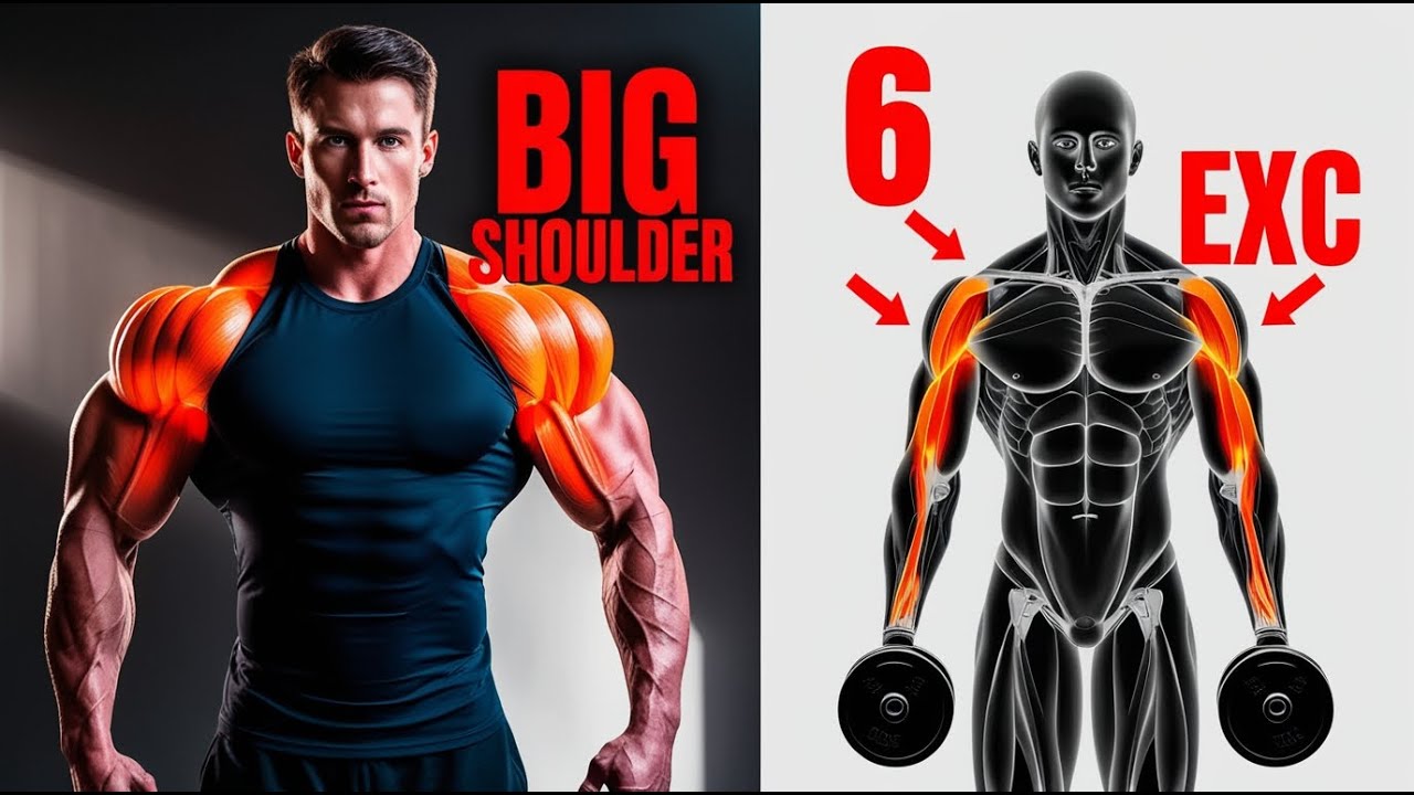 3D-тренировка дельтовидных мышц: 6 лучших упражнений для плеч! #nfitness #motivation