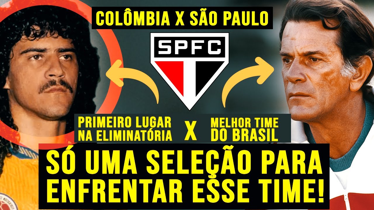 O DIA QUE O SÃO PAULO ENFRENTOU A SELEÇÃO QUE ESTAVA EM PRIMEIRO NAS ELIMINATÓRIAS DA COPA DO MUNDO!