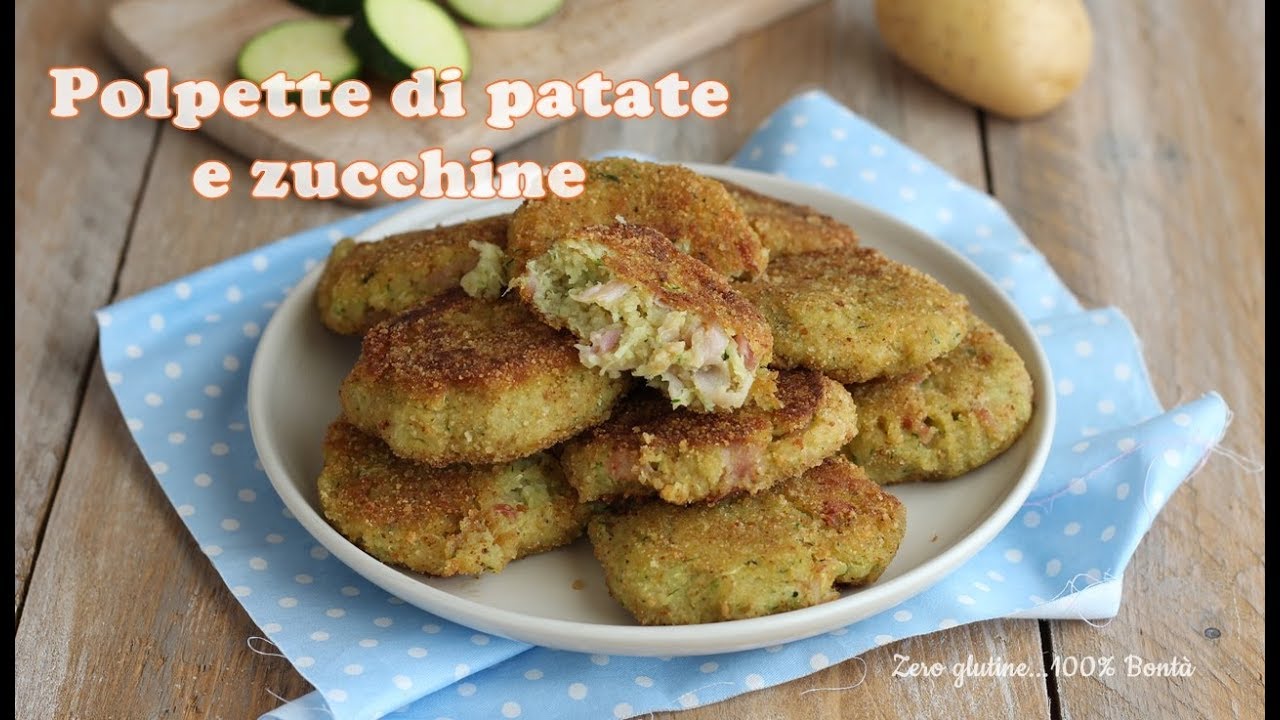 Polpette di patate e zucchine, gustose e morbidissime