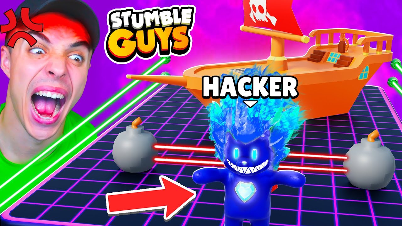 Me ENCONTRÉ con el MAYOR HACKER de STUMBLE GUYS... 😡*NO LO CREERÁS*