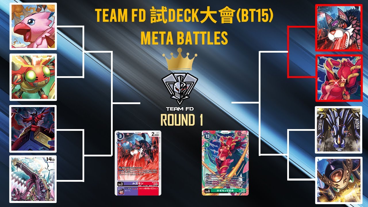 Digimon Card Game BT15 Meta Deck Battle TCG: Fenriloogamon SoC VS Rosemon X 數碼暴龍卡對戰片【魔狼獸|薔薇獸X抗體】DTCG