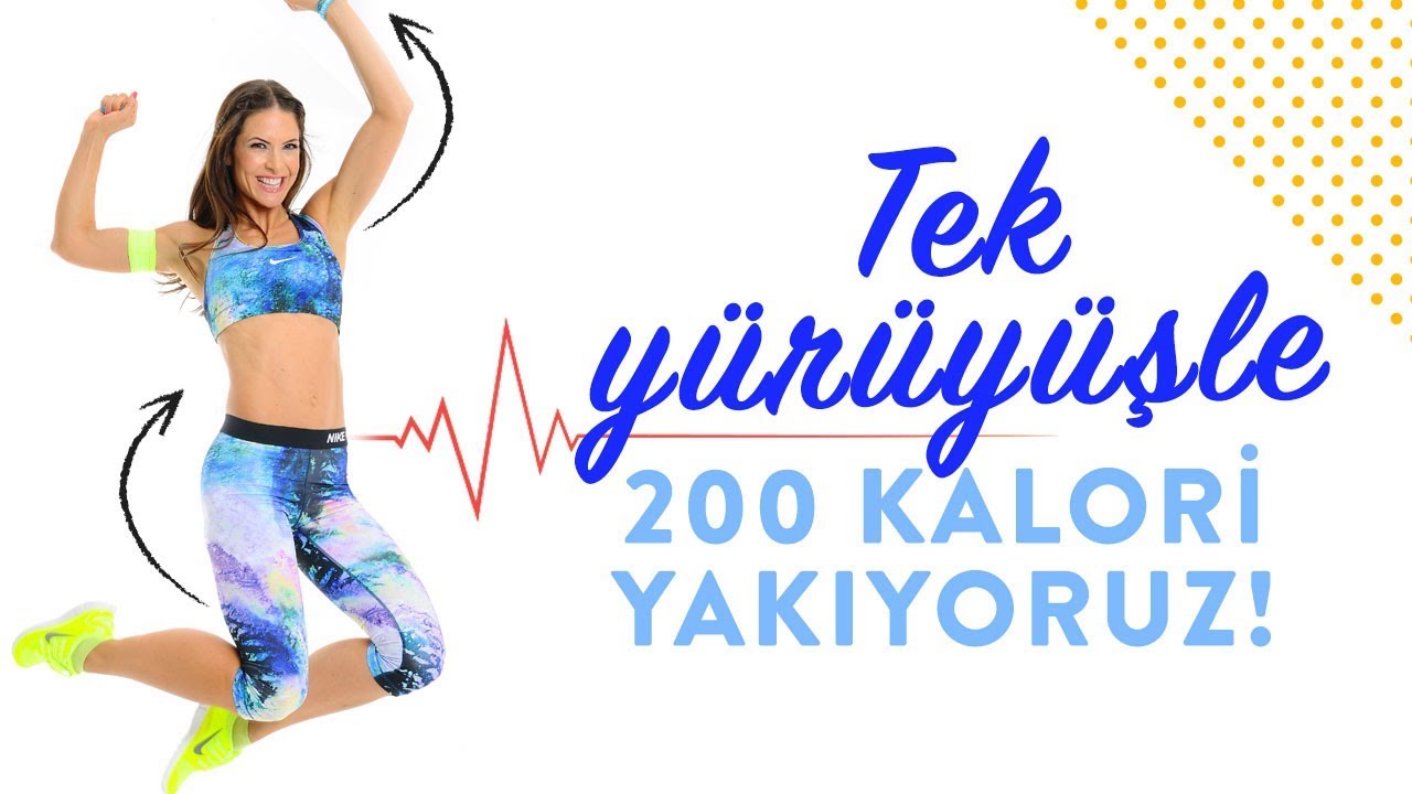 Tek Yürüyüşle 200 Kalori Yakıyoruz