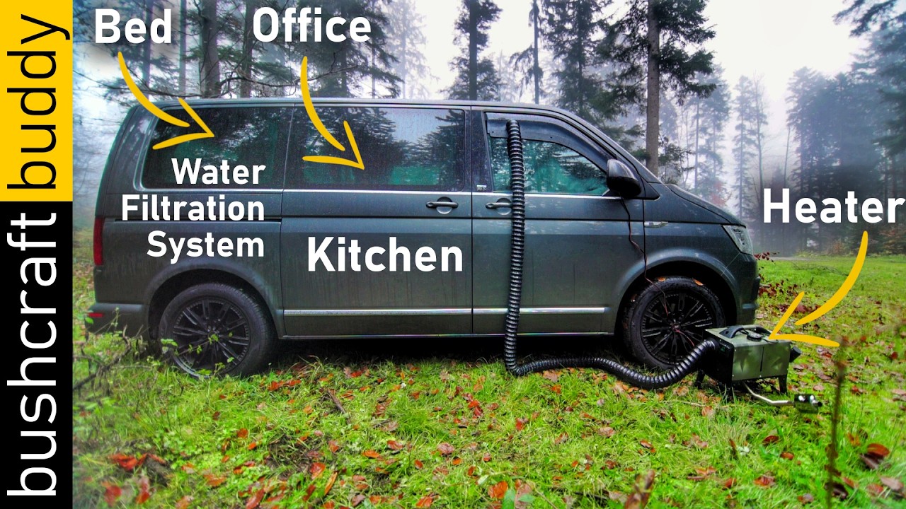 No-Build Van-Conversion | Van-Tour and Use | VW T6 Multivan
