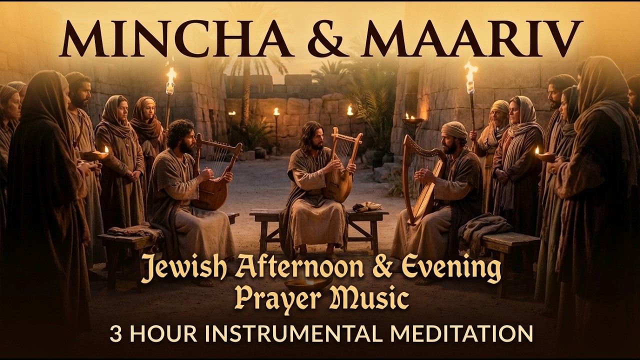 Mincha & Maariv - Jewish Afternoon Evening Prayer Music | 3 Hour Instrumental Meditation