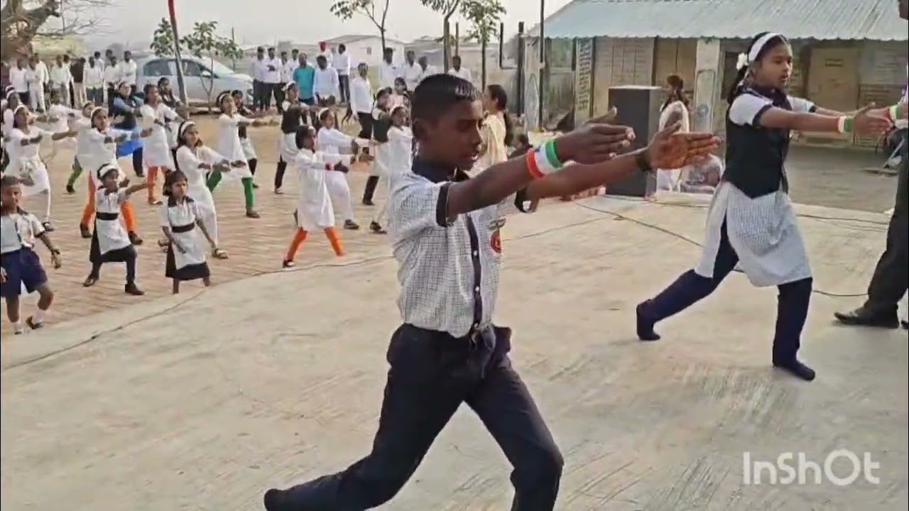 संगीत कवायत सादरीकरण शाळा डोणे..