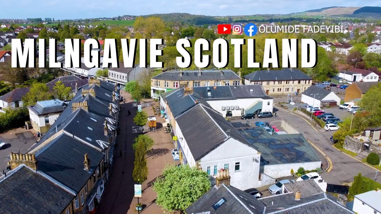 Walk Through Milngavie Scotland | Walk Tour of Milngavie | Virtual Tour of Milngavie Scotland, UK