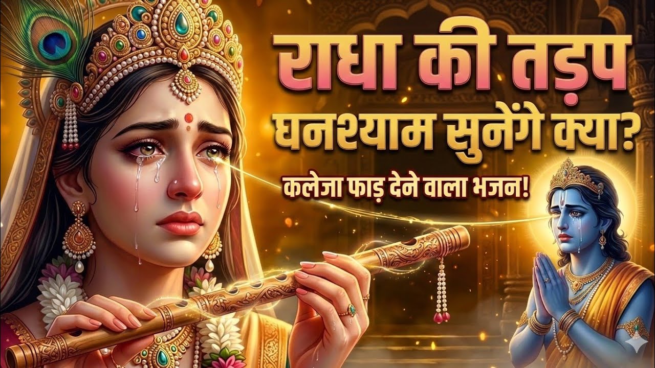 यह भजन सुनकर आपके भी आंसू नहीं रुकेंगे 😭 | Radha Krishna Emotional Status