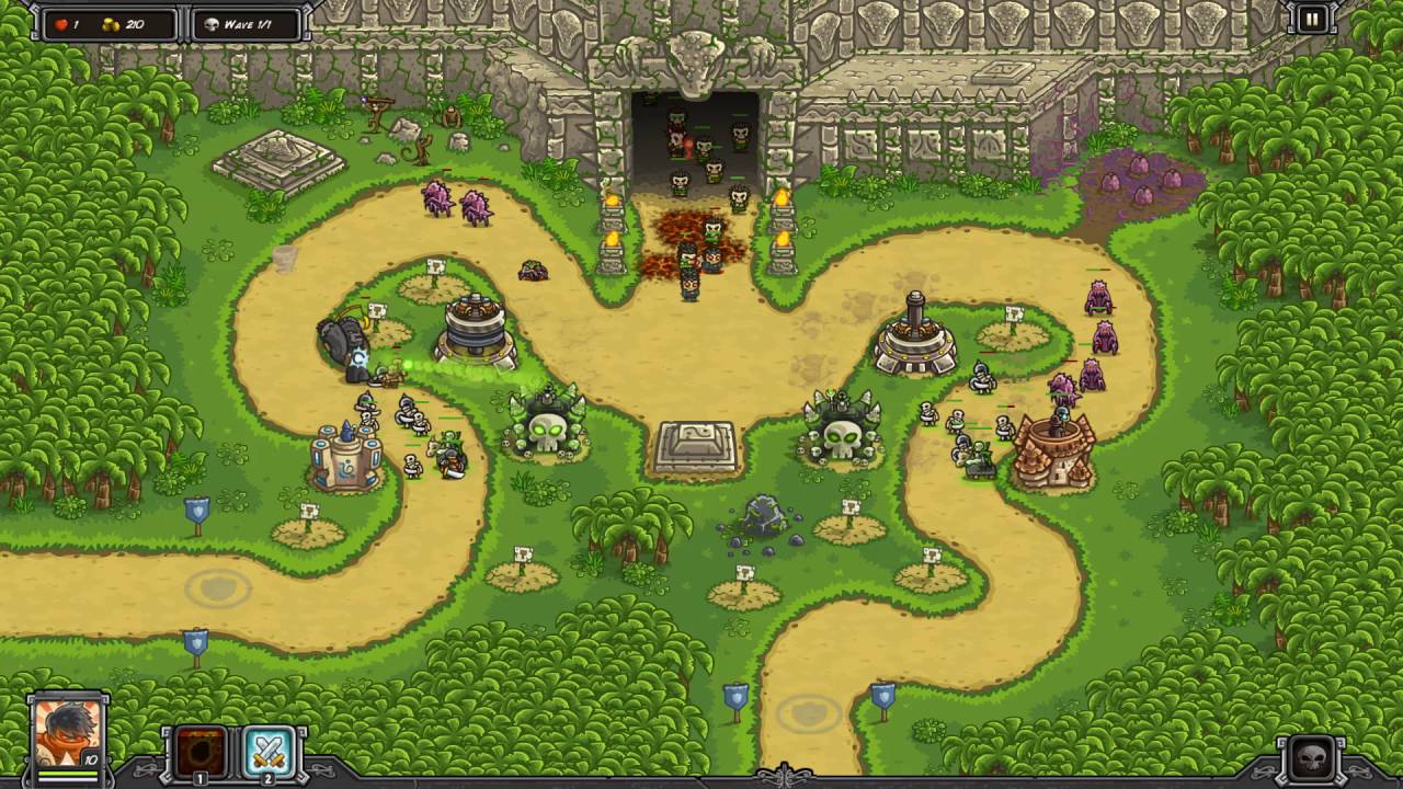 Храм Сакры &mdash; Железное испытание ветеранов &mdash; Kingdom Rush Frontiers
