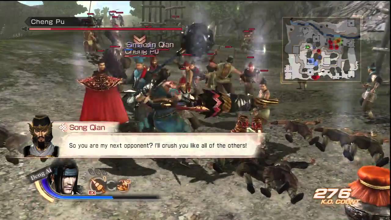 Deng Ai Legendary Battle 1 Hard Jin Conquest Gameplay Video Dynasty Warriors 7 PS3