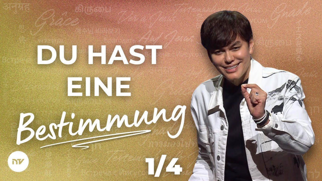 Du hast eine Bestimmung 1/4 I Joseph Prince I New Creation TV Deutsch