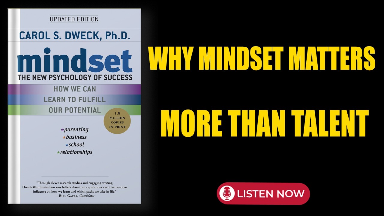 Mindset The New Psychology of Success | Carol S. Dweck | Audiobook Summary in English