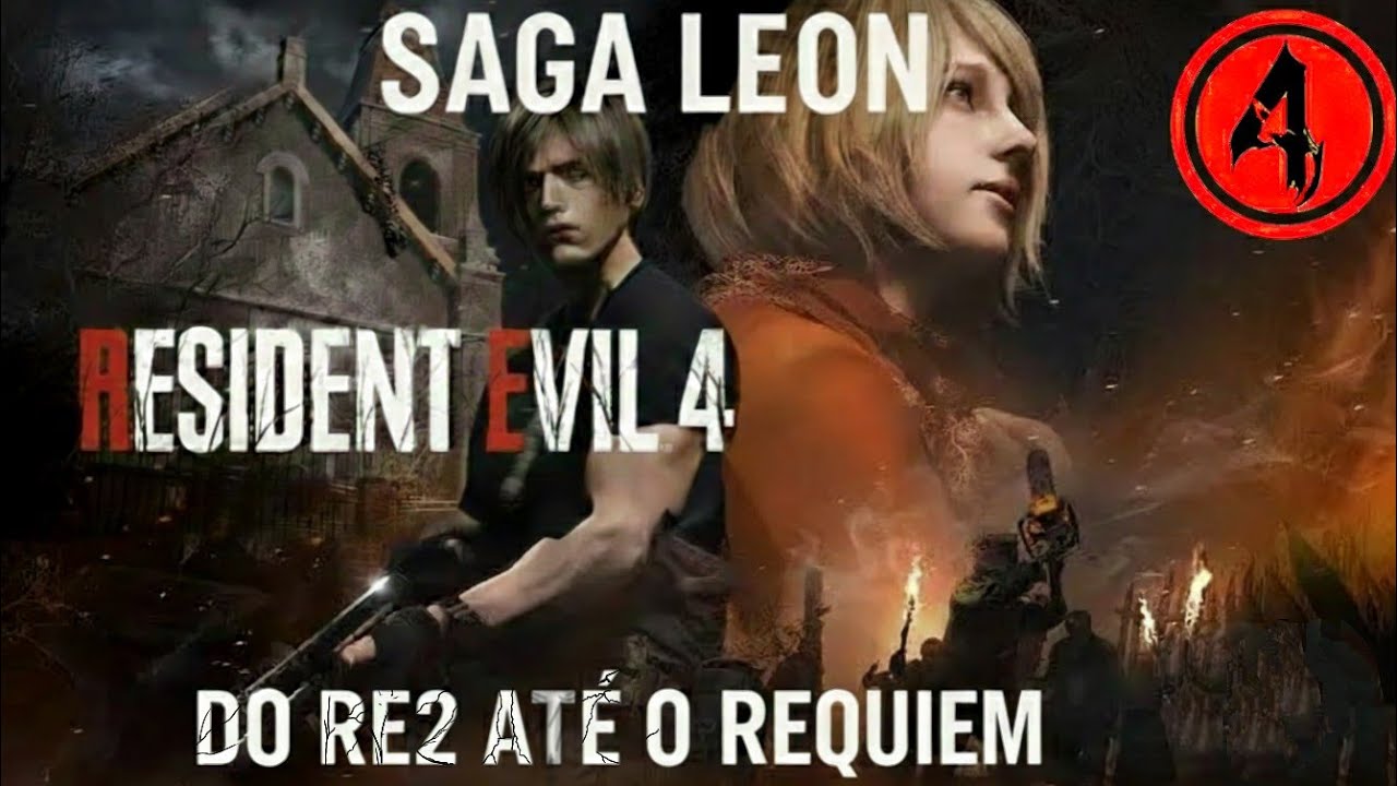 Saga Leon: Do RE2 ao Requiem💀(Dia6) Re4 Final eu espero