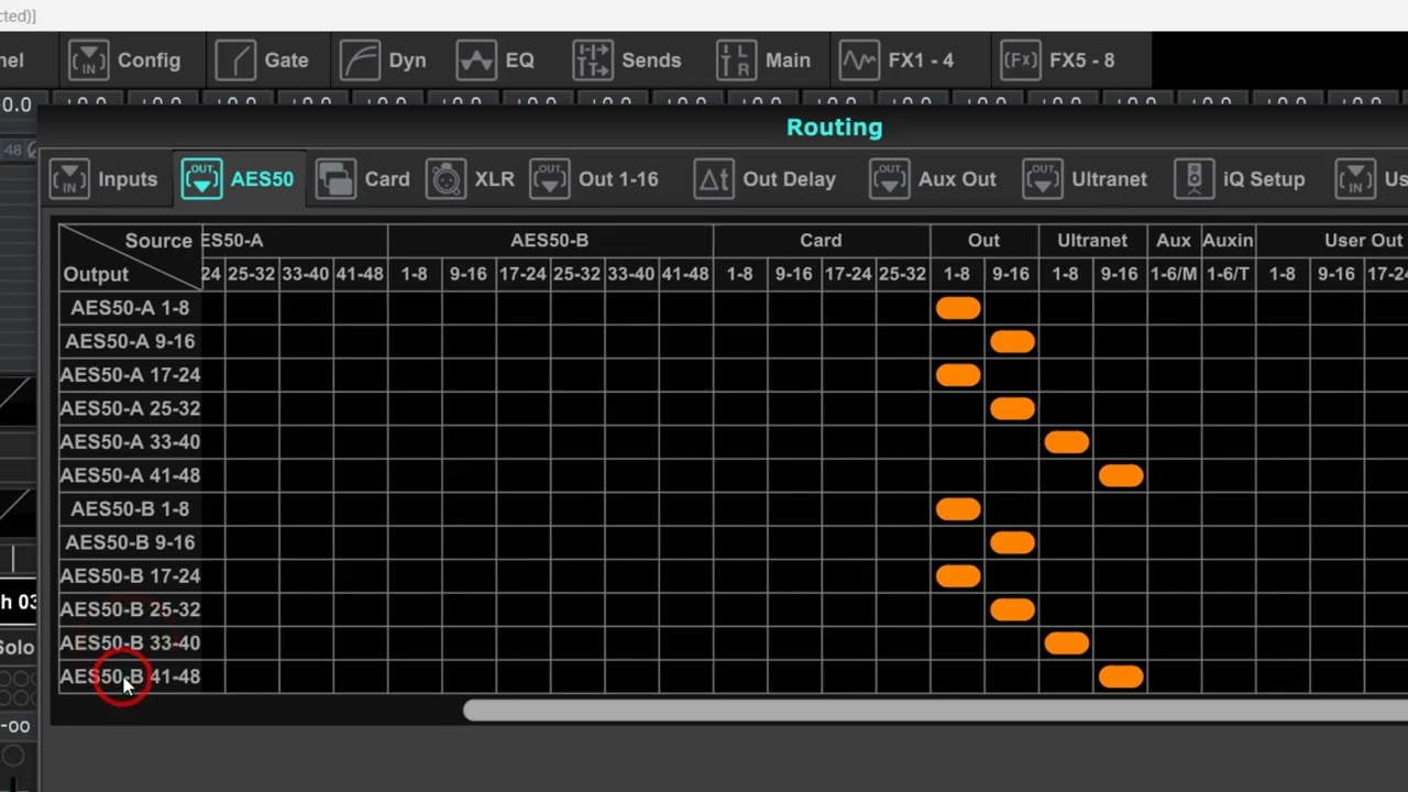 Video 12. XLR And AES50 Output Routing. 3:18.