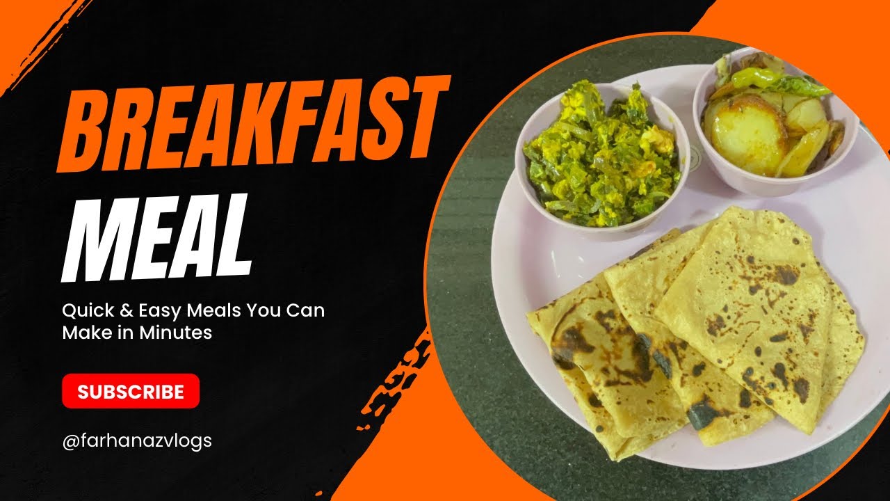 Simple Homemade Breakfast 🏡 | आसान घर का नाश्ता ❤️#QuickBreakfast #EasyRecipe #Nashta#viral 