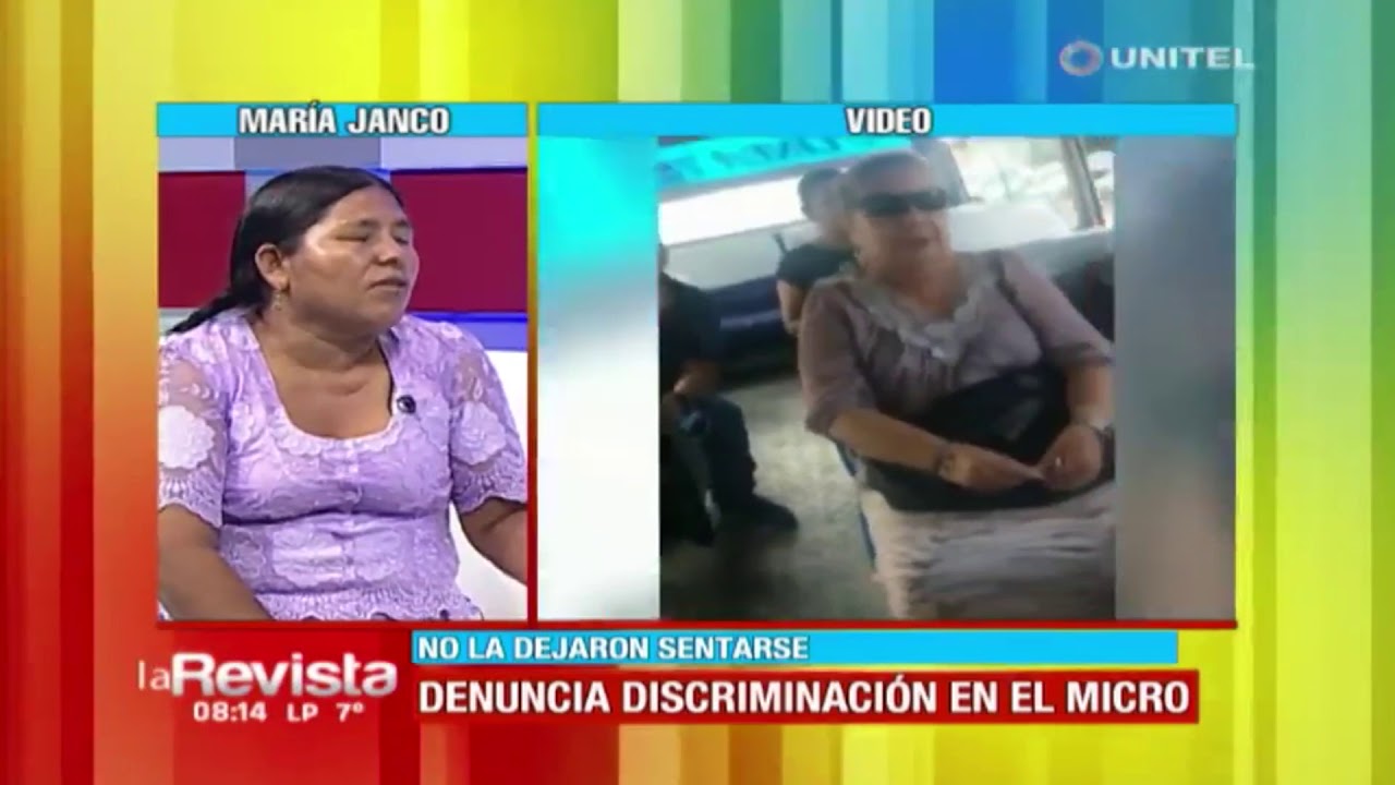 La víctima de discriminación en Santa Cruz habló con la red Unitel