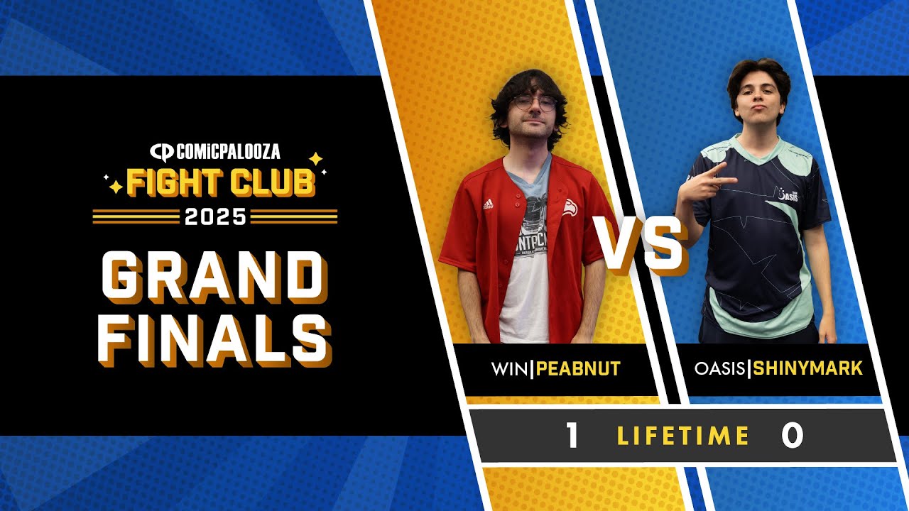 Comicpalooza 2025 - GRAND FINALS - Peabnut (Megaman) VS ShinyMark (Pikachu) - Smash Bros. Ultimate
